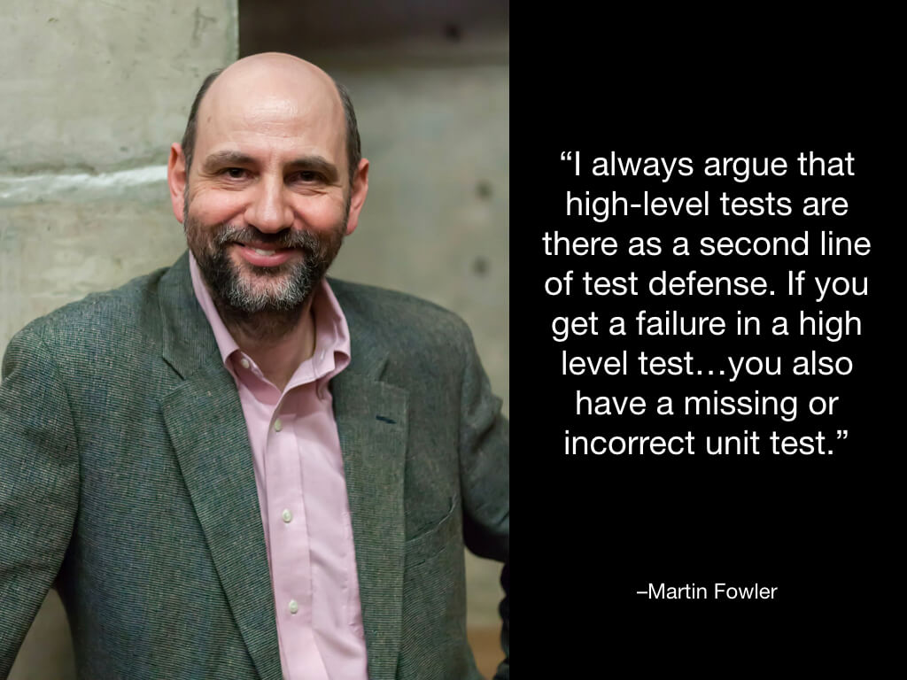 Martin Fowler on high-level tests