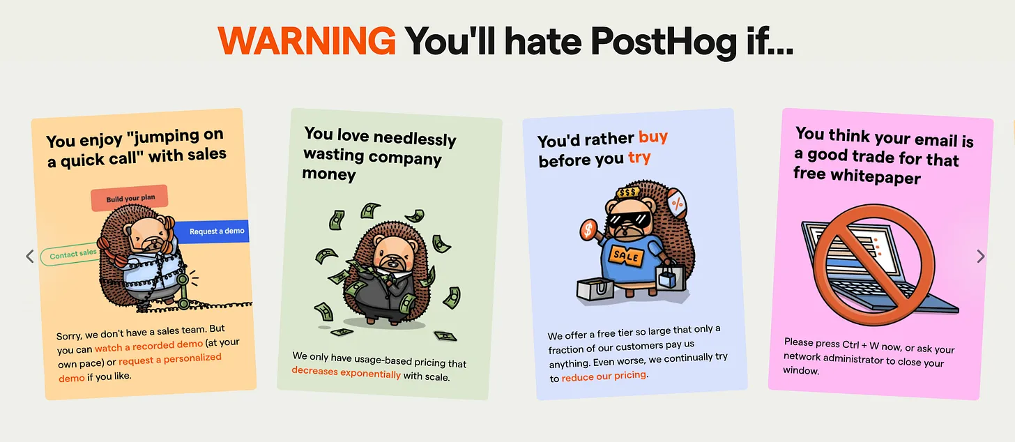 Posthog ad